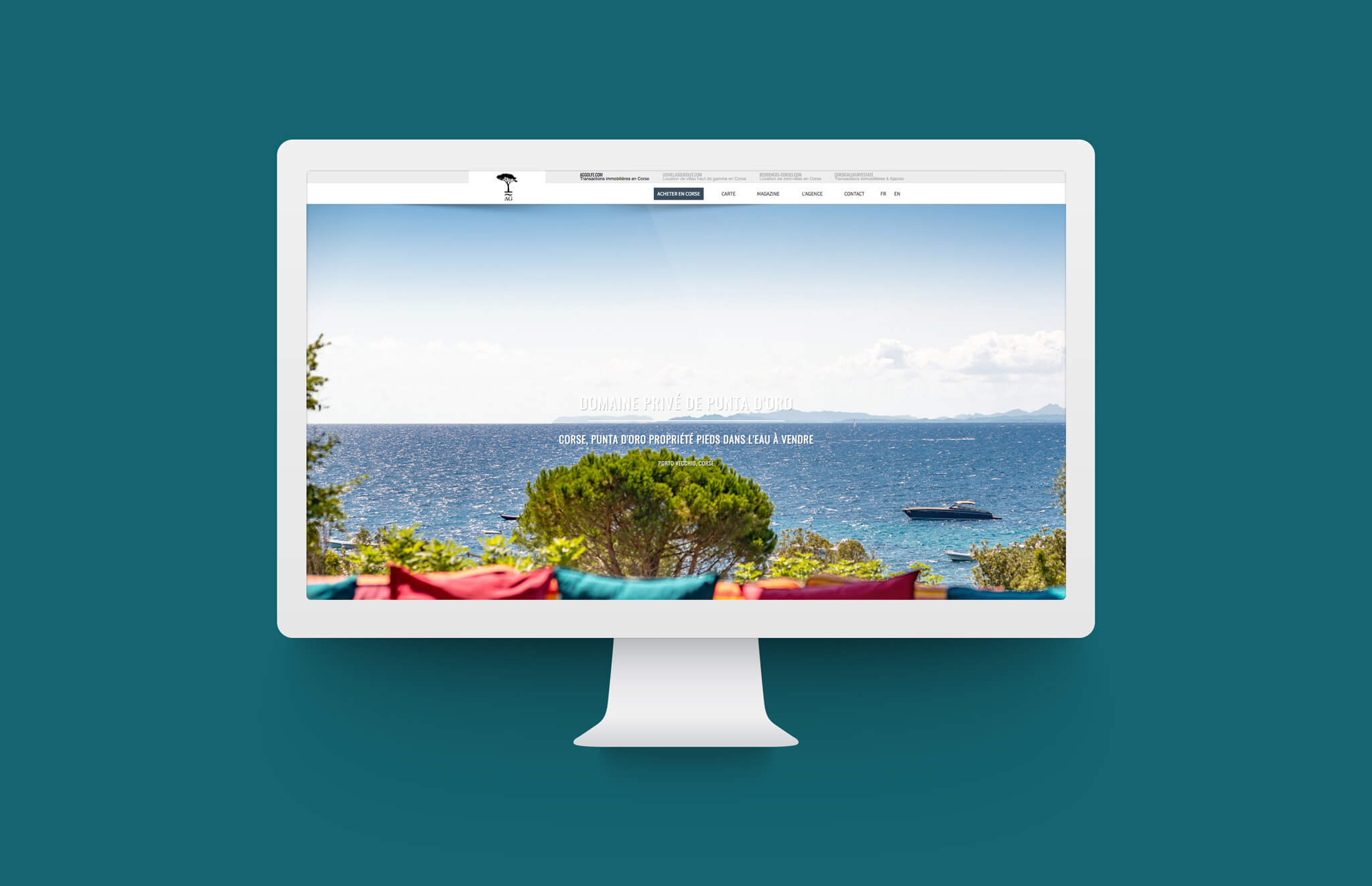 Site Internet Agence Immobilière du Golfe